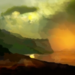 The landscape of moon #281