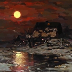 The Full Moon & the Cold Moon of Landscape #314