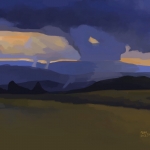 The blue sky of landscape #360