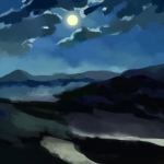 Moonlight at night #361