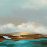 Blue Island of nature #371