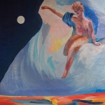 The last evening of the moon night #57