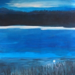 Blue evening and sunny horizon #60