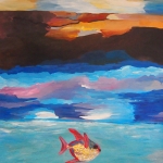 Flying fish in the national sea #74