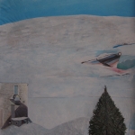 The pine of the tree of life in the snow of the Year #96