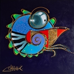 Kameleon op paneel 2