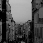 Narrow street in Paris