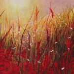 Warm fantasy landscape