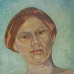 Portret turkoise