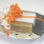 zeepschaaltje zwart/wit