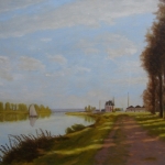 Landschap bij Argenteuil, naar Monet