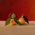 Mandarijnen met blad