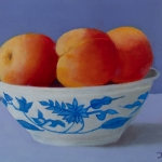 Klassiek schaaltje met abrikozen