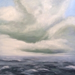 Zee en wolken