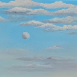 Avond lucht in Friesland
