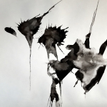 Birds - Indian Ink Abstract 004