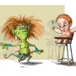 Trol en baby