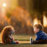 Kind met beer