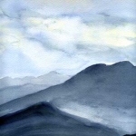 Ponet, wolken en bergen 2