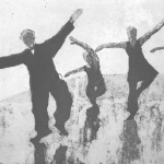 Vier dansers