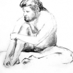 Sitting man