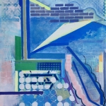 De vloer is van lucht