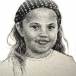 Meisje met hoofddoek