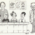 Schoolkrant illustratie