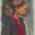 Portret van een man met hoofddoek