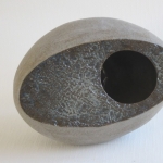 Vaas met vlakke bovenkant (boven aanzicht)