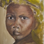 portret van afrikaans meisje