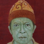 Zelfportret met vilten muts 2