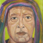 zelfportret met sjaal