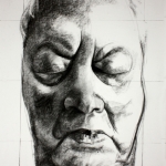 portret Pieter van Veggel (in ziekenhuis) 2