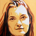 Portrait NIna Giesen with long hair