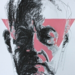 Pink Triangle Self Portrait 1