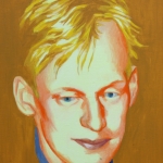 Selfportrait 35 years old, half of present age