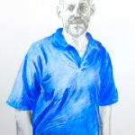 Selfportrait in Blue Polo