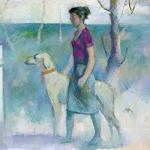 meisje met een hond-1