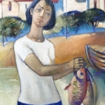 Girl with the fishes