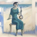 Girl with a kamancha