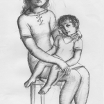 Mother with a child