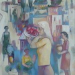 Meisje met granaatappels