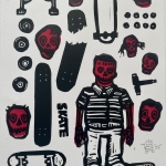 Undying Skate (red/punk) 