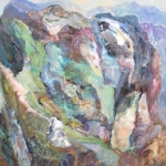 Helling onder de top