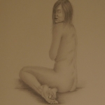 Study sitting Nude