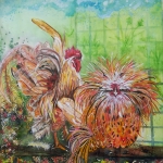 Haan en zijn bijzondere vriendin