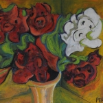 Mijn rode roos is wit geworden