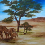 Kudde in Afrika