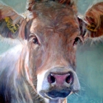 Koe portret III, koeienschilderij